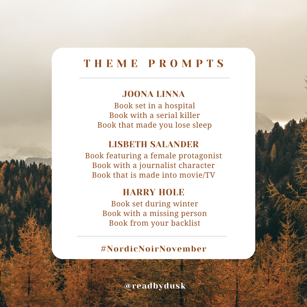 Nordic noir november reading challenge 2022 read by dusk